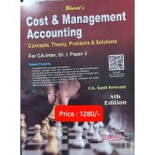 Bharat’s Cost & Management Accounting Concepts Theory Problems & Solutions For CA Inter Group 1 Paper 3 November 2022 Exam [New Syllabus] by Sunil Keswani 